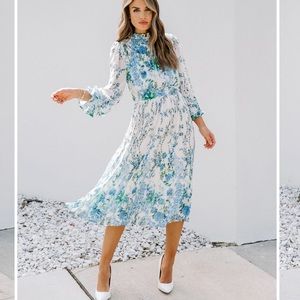 Vici floral midi dress